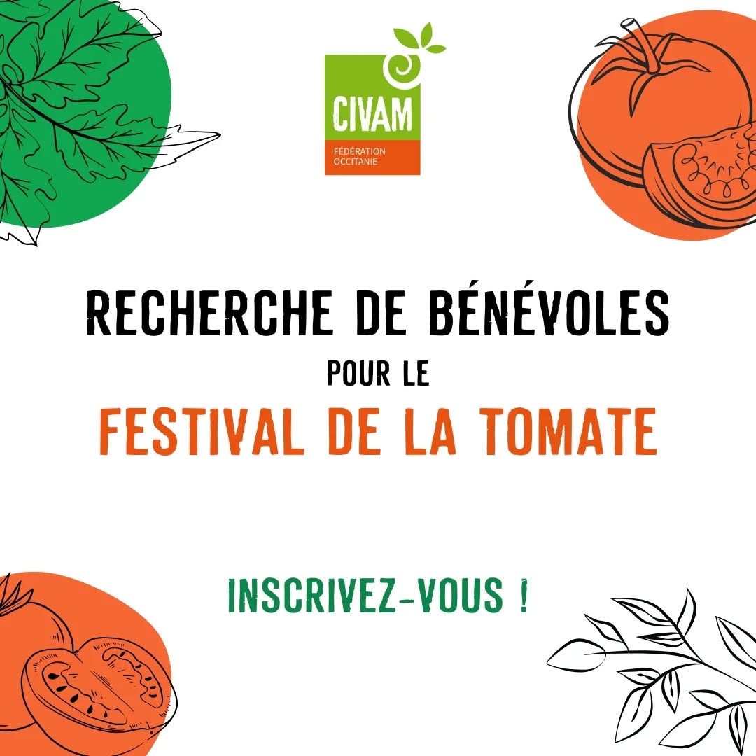 Recherche bénévole - FESTIVAL DE LA TOMATE -IMAGE